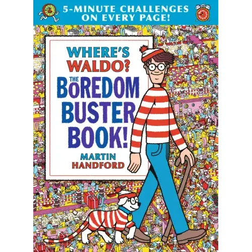 Where's Waldo? the Boredom Buster Book: 5-Minute Challenges: (Hidden Object Activity Book with Search & Find Puzzles, Mazes, Connect-The-Dots, Colorin