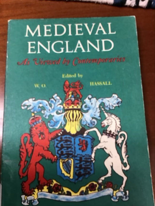 Medieval England by William Owen Hassall  * Ex Library Book