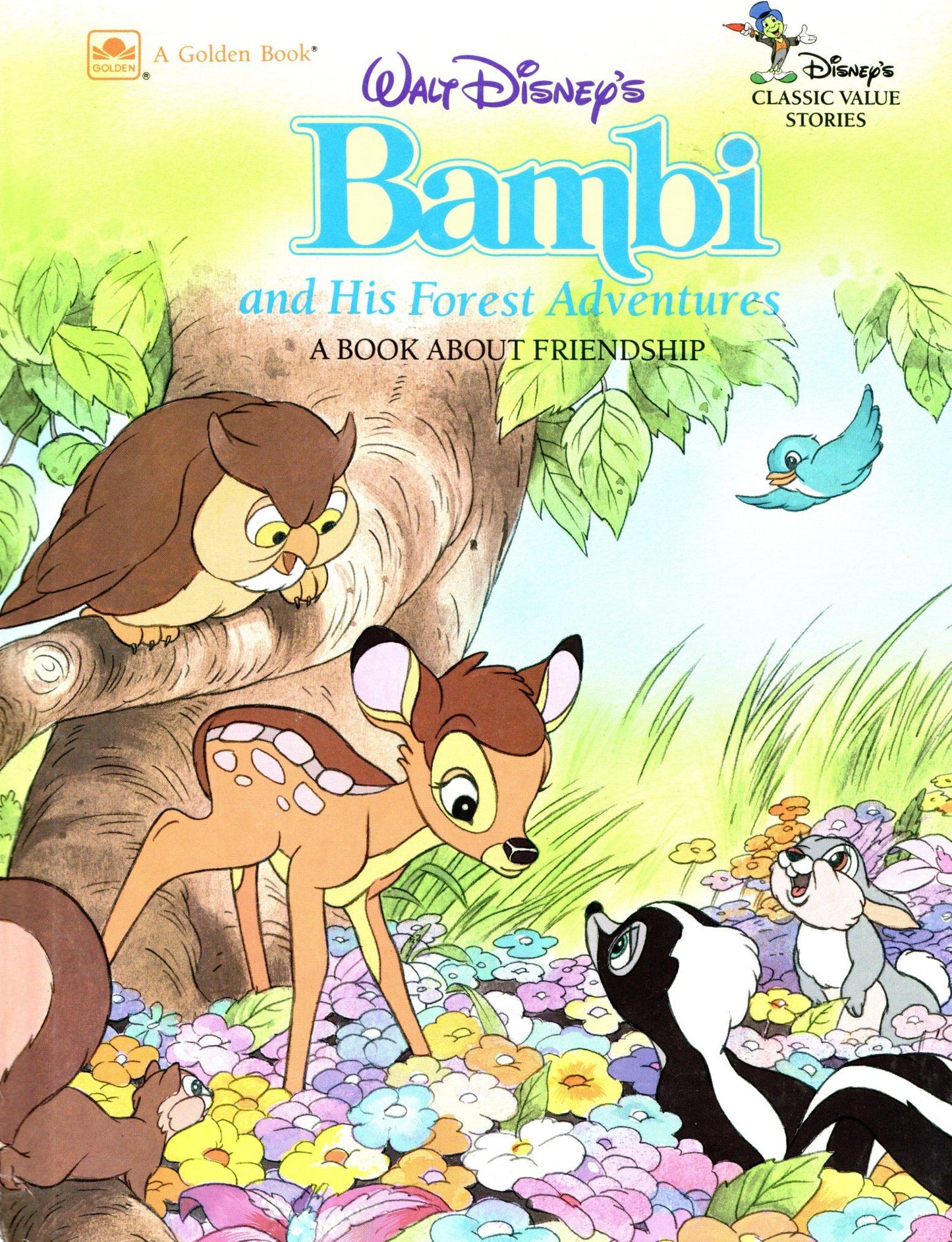 Walt Disney's Bambi and His Forest Adventures: A Book About Friendship by Golden Books