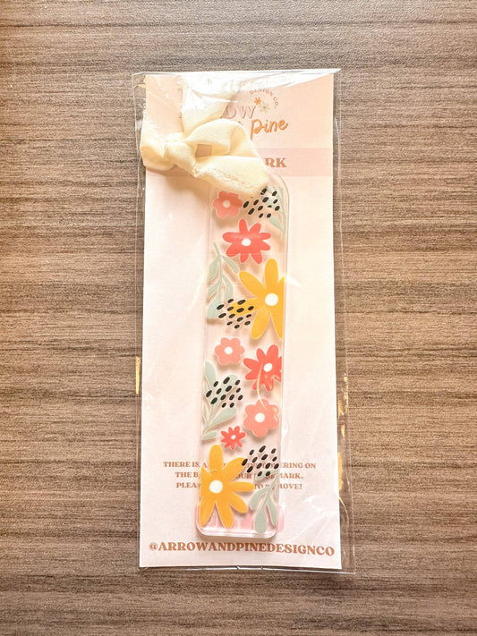 Boho Flower Bookmark