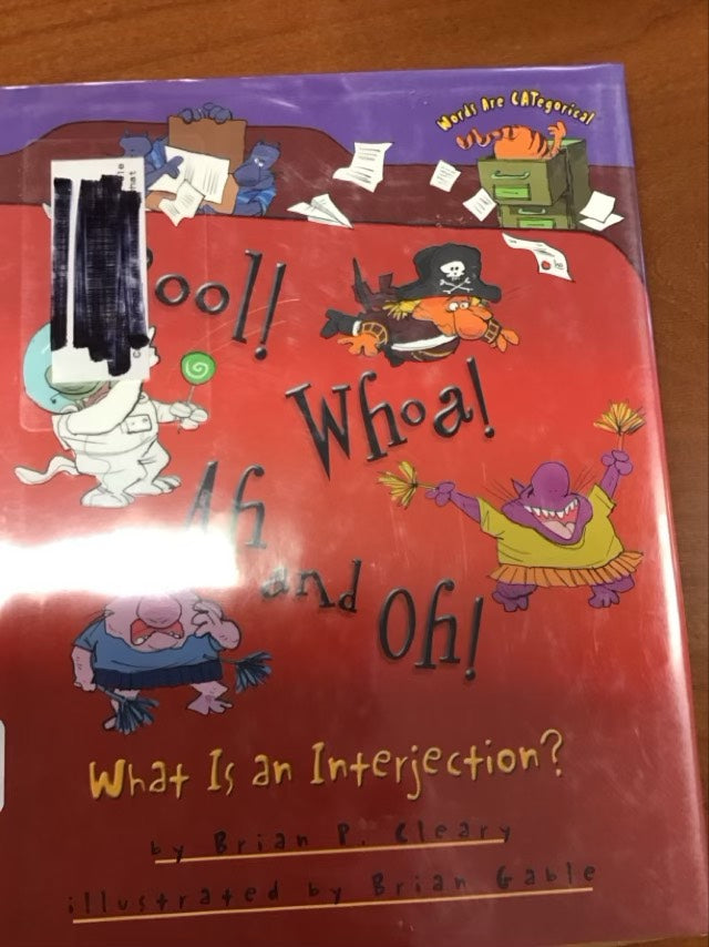 Cool! Whoa! Ah and Oh!: What Is an Interjection? (Words Are Categorical (Hardcover)) by Brian P Cleary * Ex Library Book
