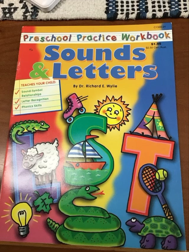 Preschool Practice Workbook Sounds & Letters by Dr Richard Wylie