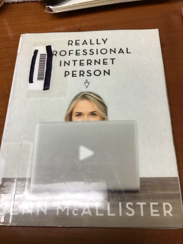 Really Professional Internet Person by Jenn McAllister * Ex Library Book