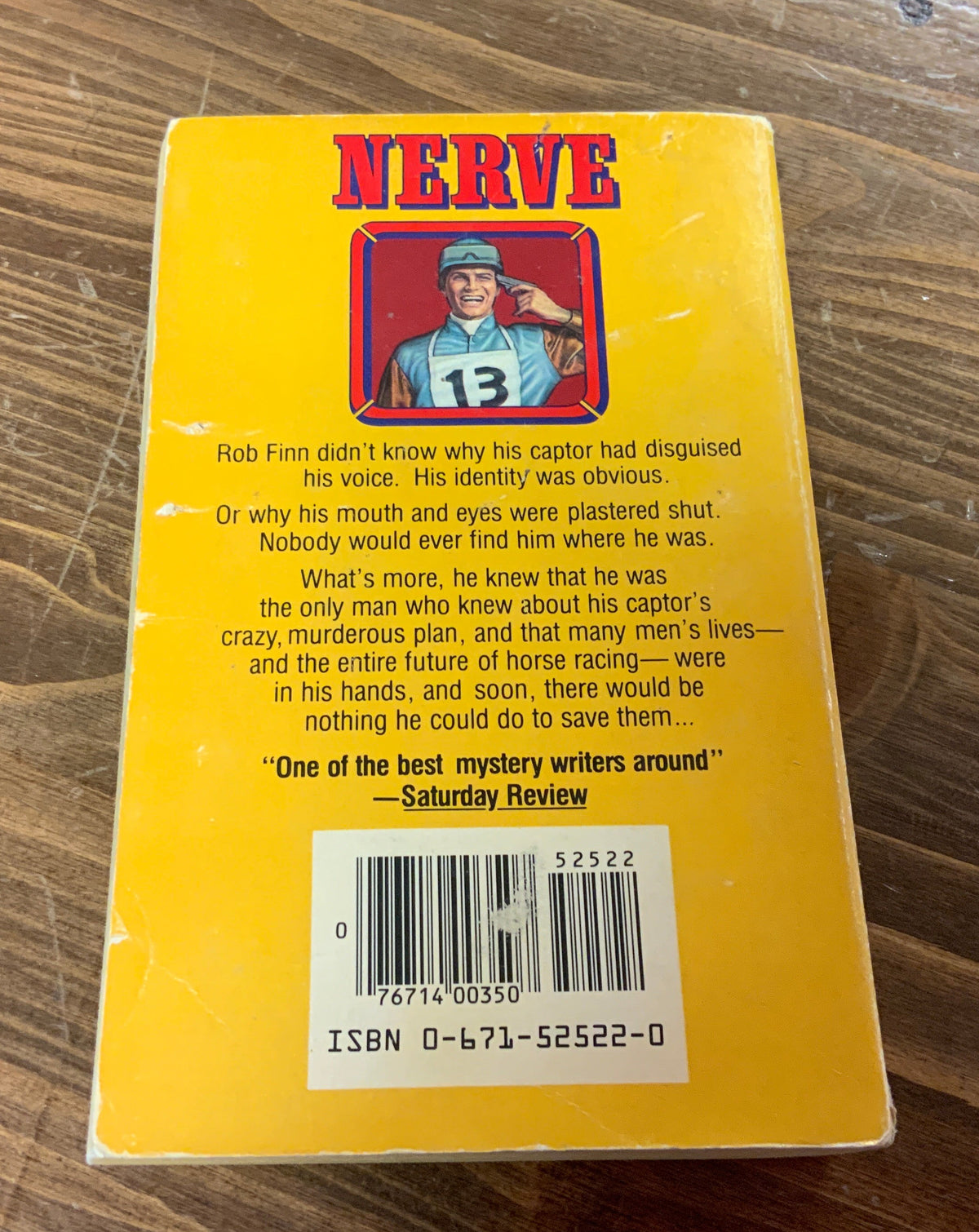 Nerve by Dick Francis paperback acceptable 1975