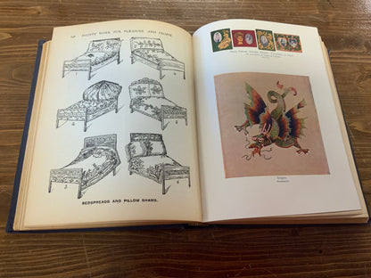 Fancy Work for Pleasure and Profit by Addie E Heron I Vintage Antique Illustrated 1914 Hardcover
