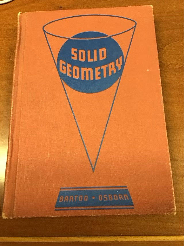 Solid Geometry by Grover Cleveland Bartoo,Jesse Otto Osborn