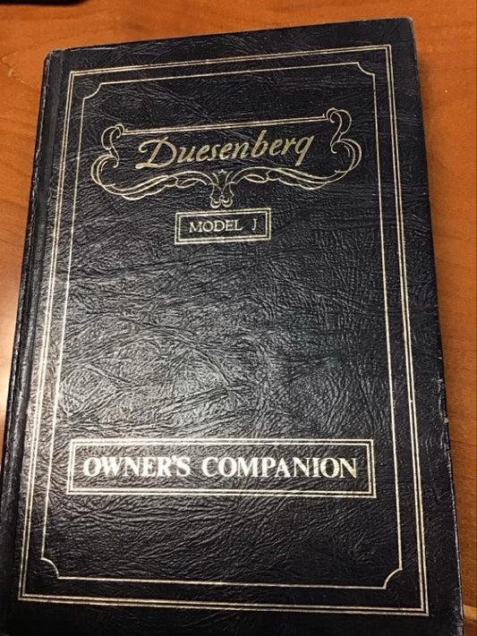 Duesenberg Model J Owners Companion by Dan R. Post
