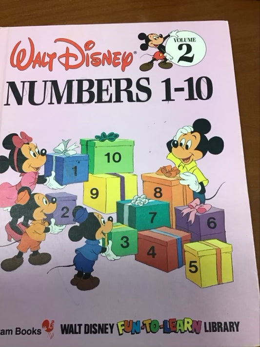 Numbers 1-10 (Walt Disney Fun-to-Learn Library) by disney-walt-illustrated