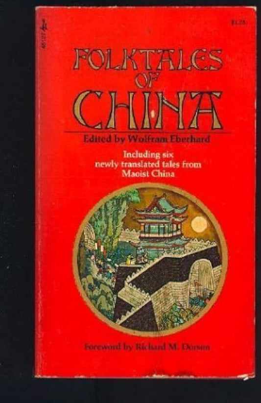 Folktales China by Wolfram Eberhard