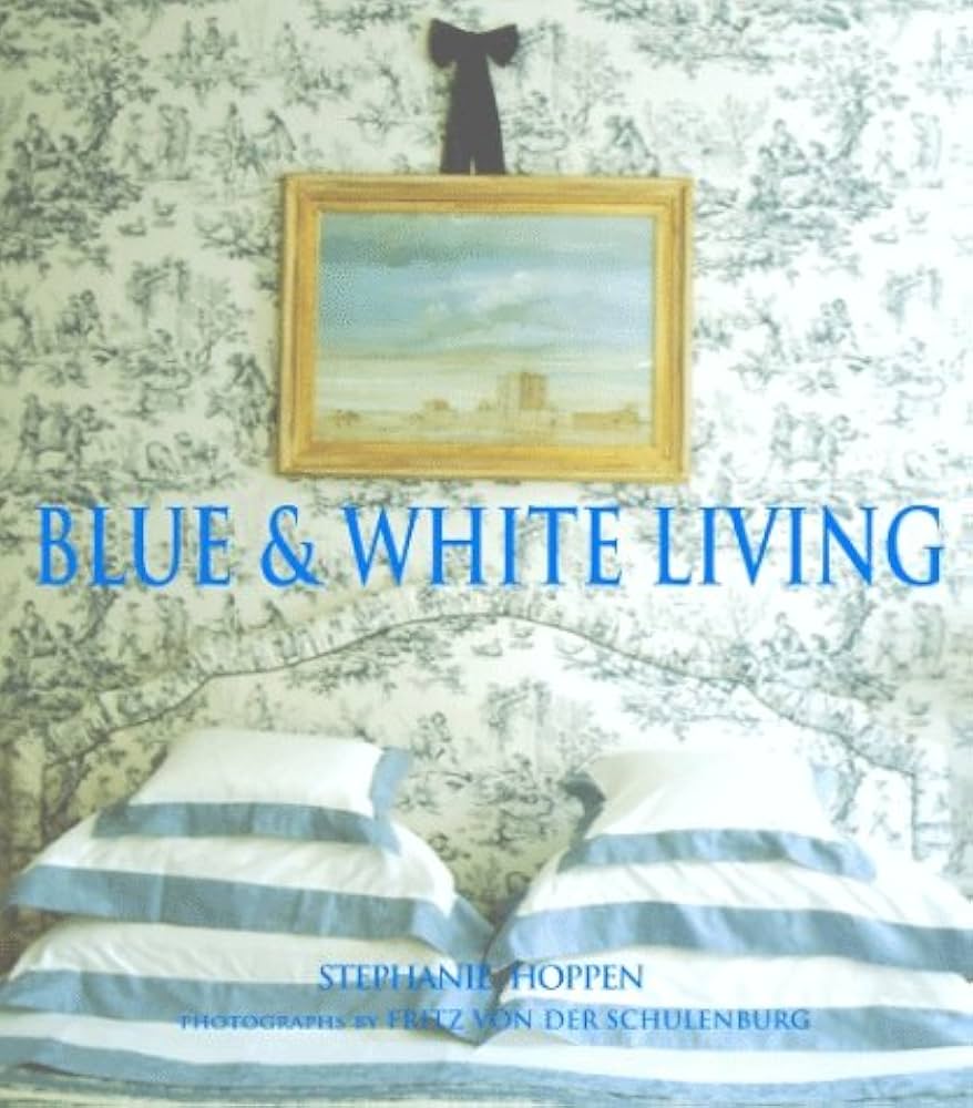 Blue and White Living by Stephanie Hoppen
