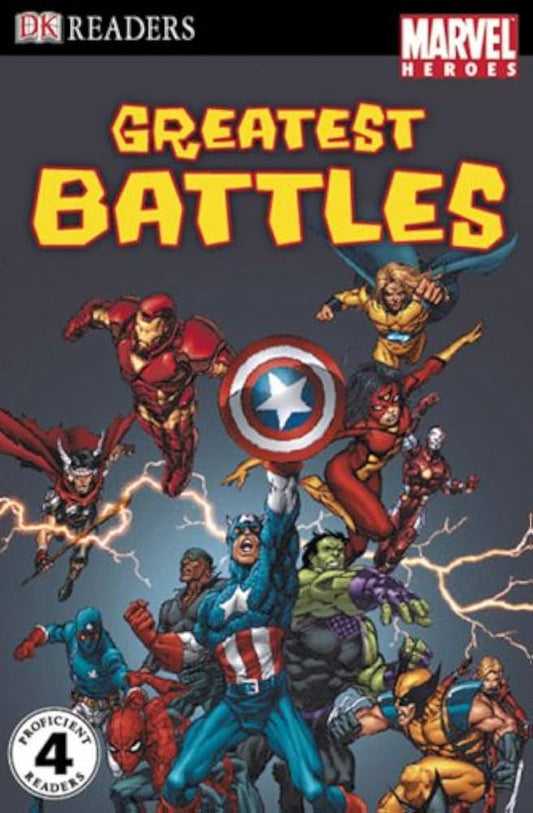 DK Readers L4: Marvel Heroes: Greatest Battles by Matthew K. Manning