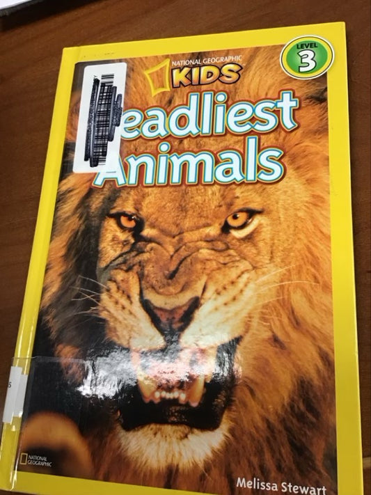 Deadliest Animals (National Geographic Kids Readers, Level 3) by Melissa Stewart *Ex Library Book