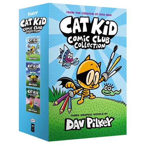 The Cat Kid Comic Club Collection: From the Creator of Dog Man (Cat Kid Comic Club #1-3 Boxed Set)