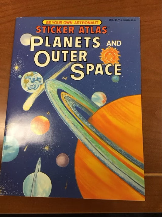 Be Your Own Astronaut; Planets And Outer Space Sticker Atlas