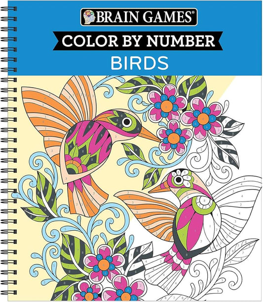 Brain Games - Color by Number: Birds by Publications International Ltd.