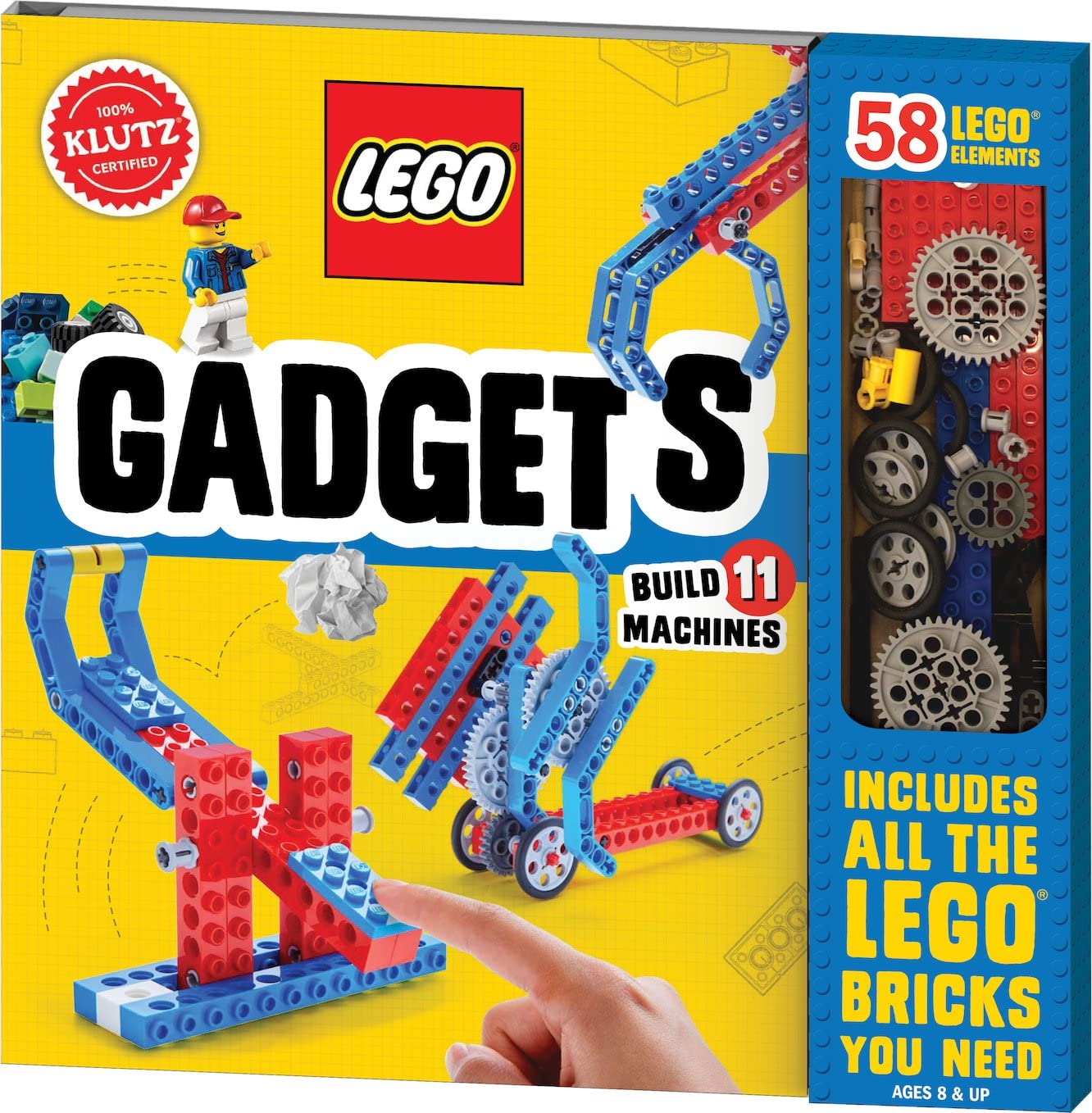LEGO Gadgets (Klutz Science/STEM Activity Kit) 10.25" Length x 0.75" Width x 10" Height by Klutz