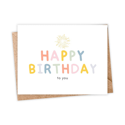 Happy Birthday Card