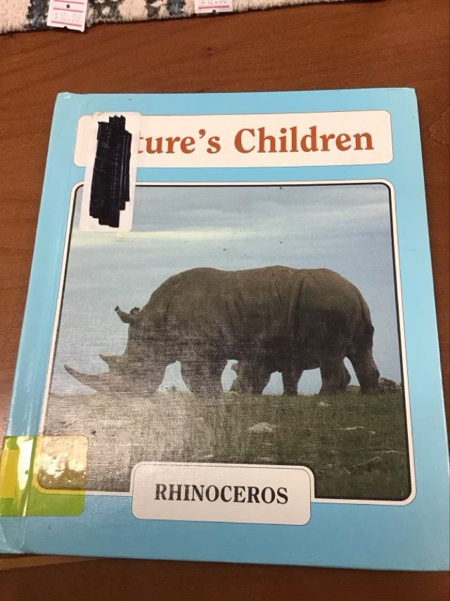 Rhinoceros by Merebeth Switzer  * Ex Library Book