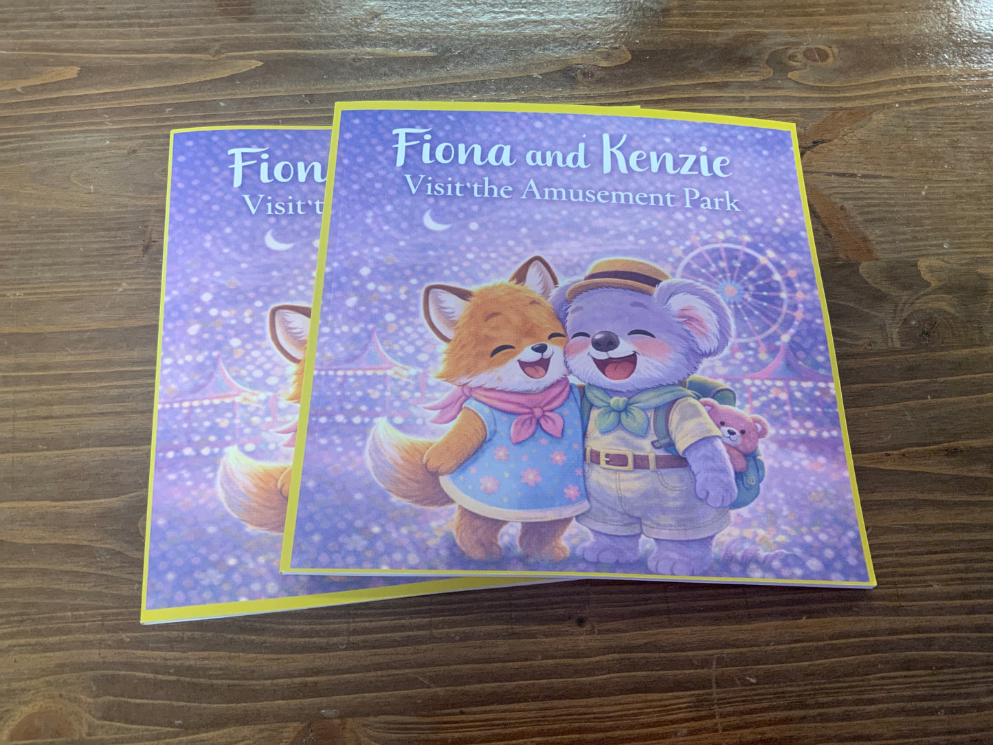 Fiona and Kenzie Visit the Amusement Park by David L. Roberts