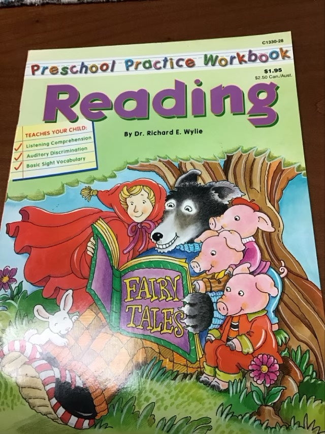 Preschool Practice Workbook Reading by Dr Richard Wylie