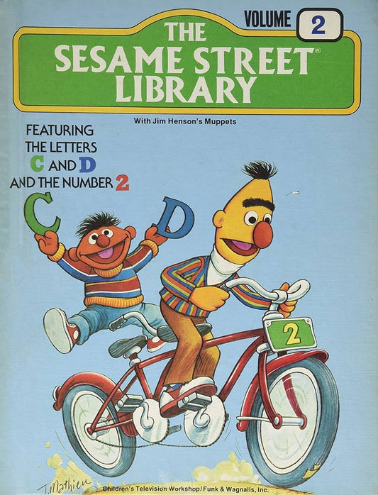 The Sesame Street Library Volume 2;  Featuring the letters C and D and the number 2