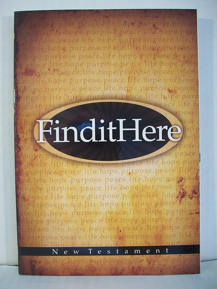 Find It Here: New Testament