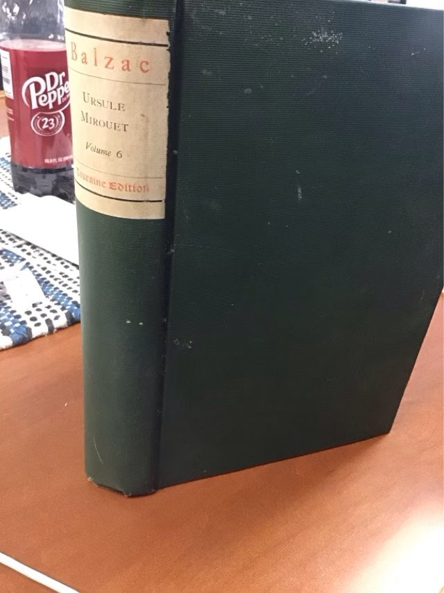 Ursule Mirouët Volume 6 by Honoré de Balzac