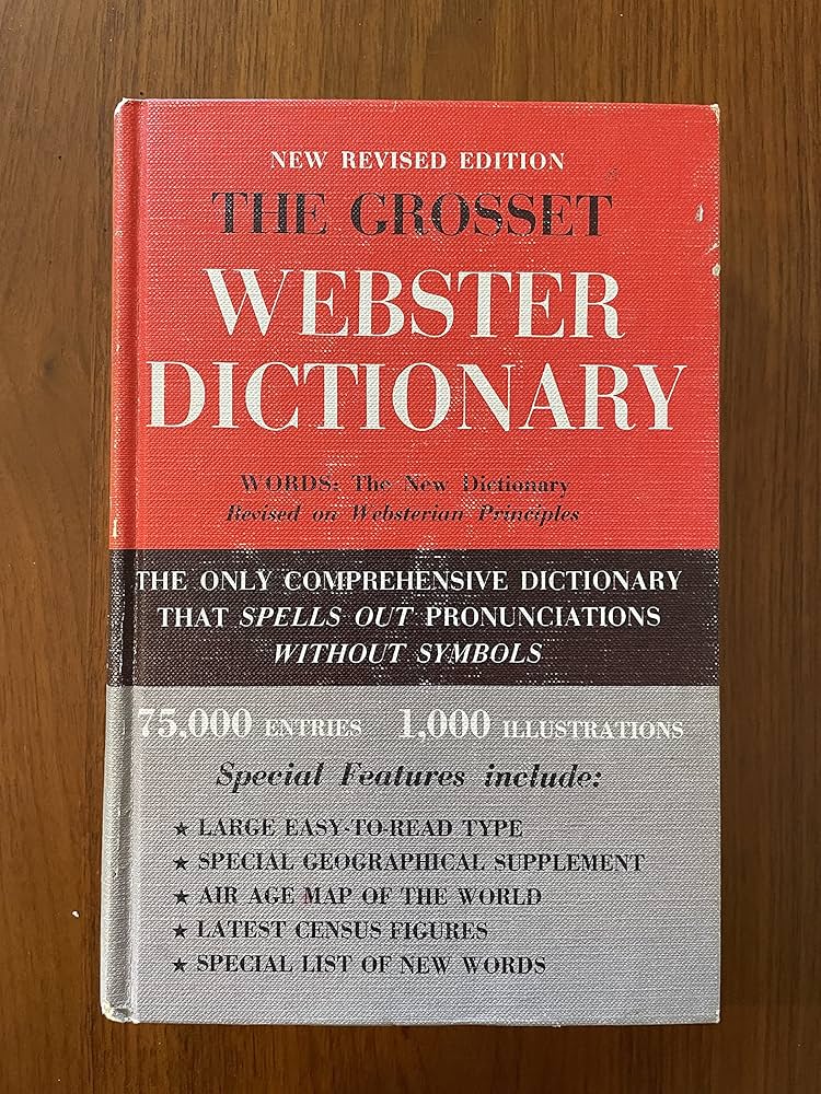 The Grosset Webster Dictionary by William Morris