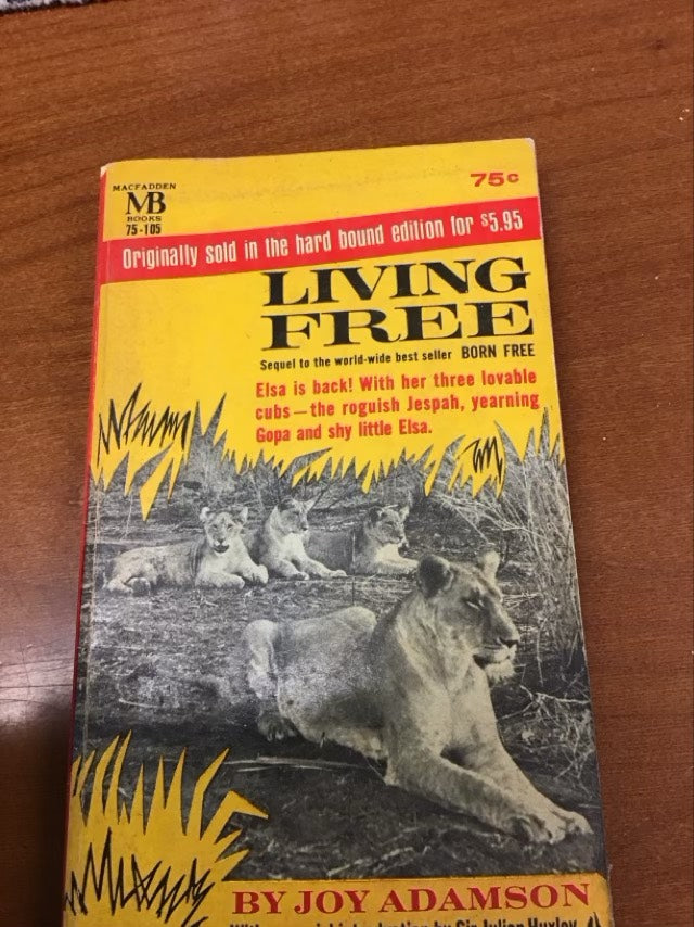 Living Free by Joy Adamson