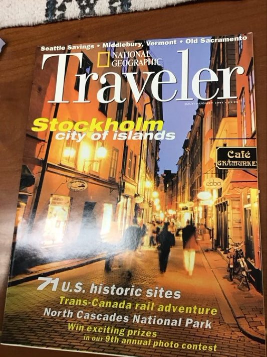 National Geographic Traveler Stockholm City Of Islands July/August 1997