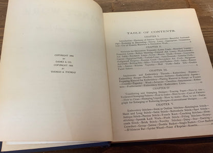 Fancy Work for Pleasure and Profit by Addie E Heron I Vintage Antique Illustrated 1914 Hardcover