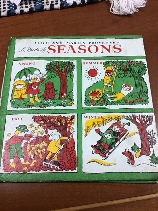 A Book of Seasons by Alice Provensen  * Ex Library Book