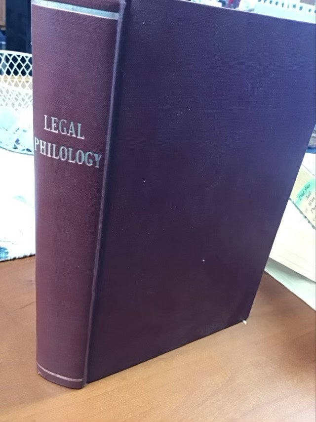 Legal Philology by Fred C. Mullinix