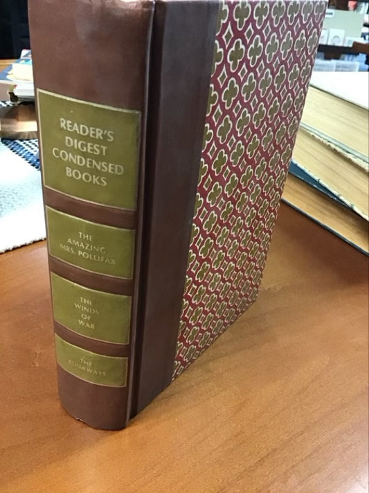 Reader's Digest Condensed Books- The Amazing Mrs. Pollifax, The Winds Of War, The Runaways- * First Edition