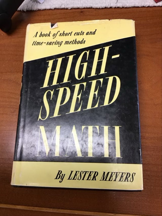 High-Speed Math by Lester Meyers