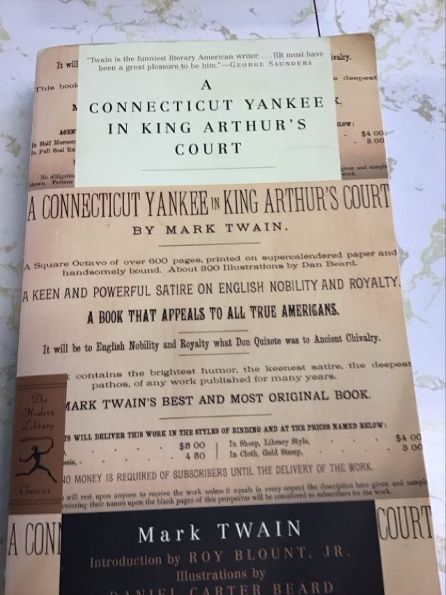 A Connecticut Yankee in King Arthur's Court by Mark Twain