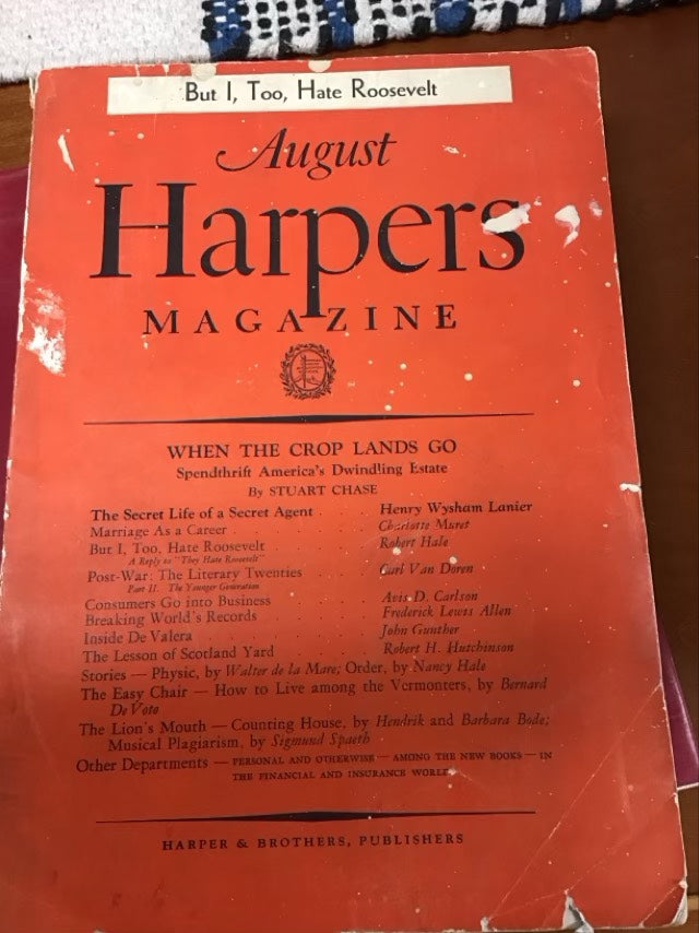 Harper's Magazine August 1936 by Unknown