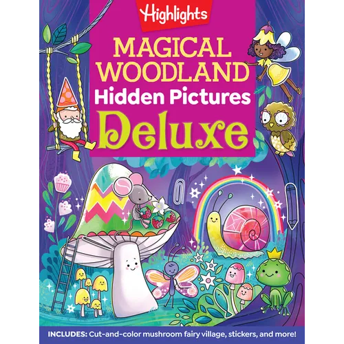 Magical Woodland Hidden Pictures Deluxe: 96 Pages of Magical Recipes, Crafts, Forest Puzzles and Stickers, Search for Mushrooms, Gnomes, Woodland Anim