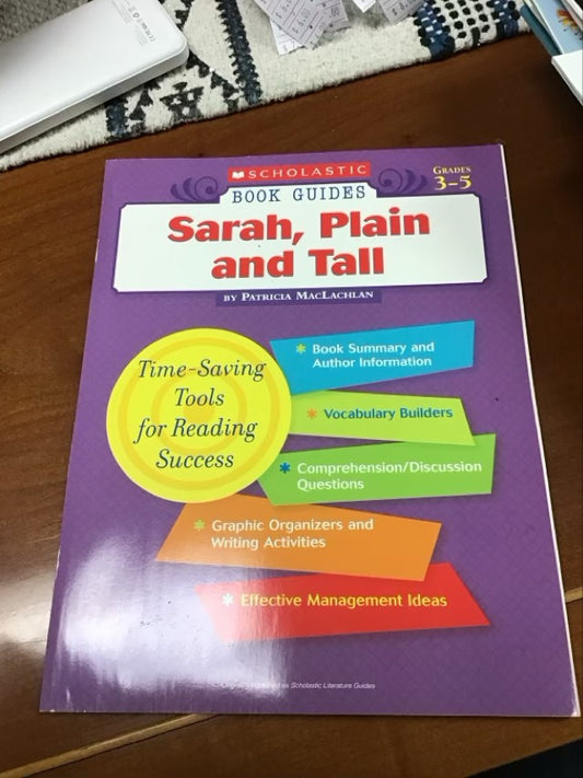 Sarah, Plain and Tall by Patricia MacLachlan