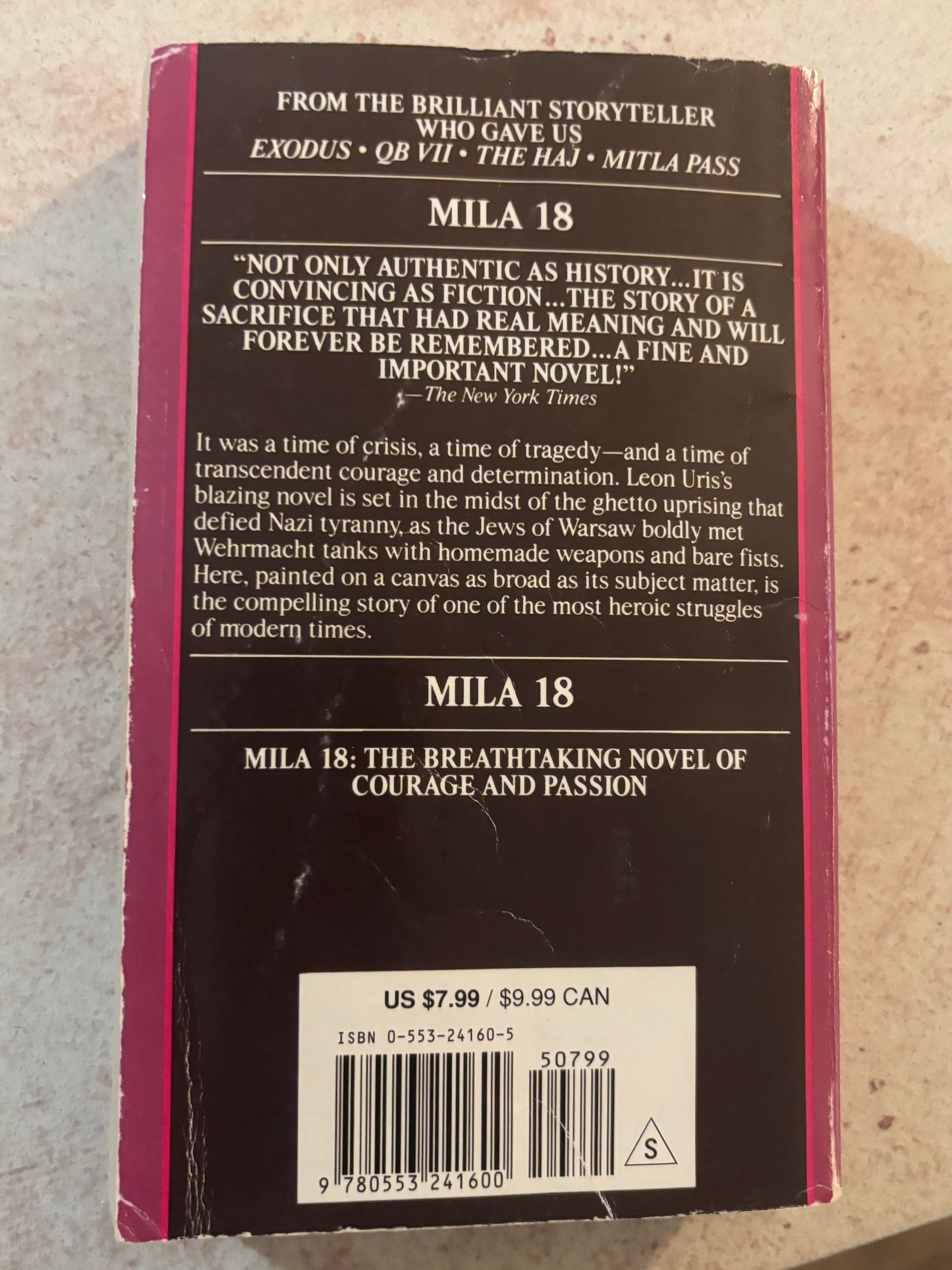 Mila 18: A Novel by Leon Uris