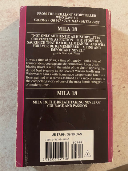 Mila 18: A Novel by Leon Uris