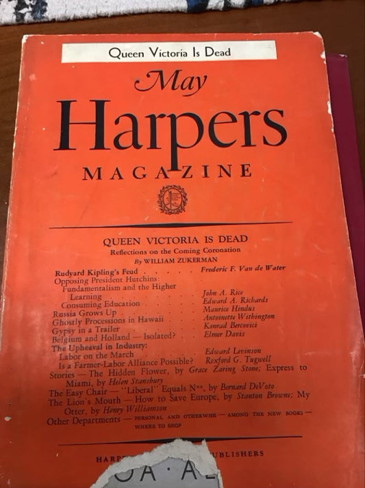 Harper’s Magazine May 1937 by Unknown