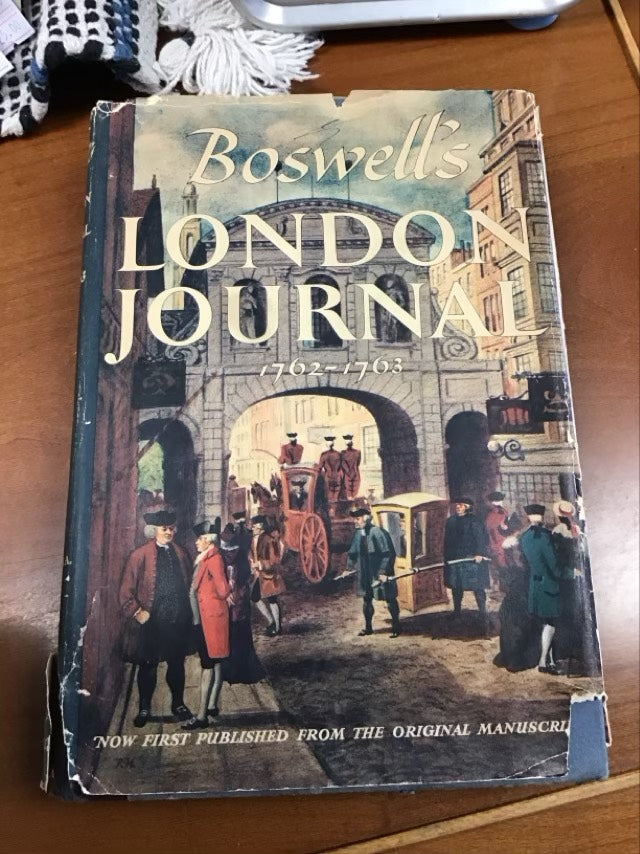 James Boswell's London Journal, 1762-1763* First Edition by James Boswell