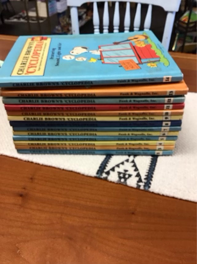 Charlie Brown’s ‘Cyclopedia-Partial Set 1981 Contains 2-14 by Charles Shultz