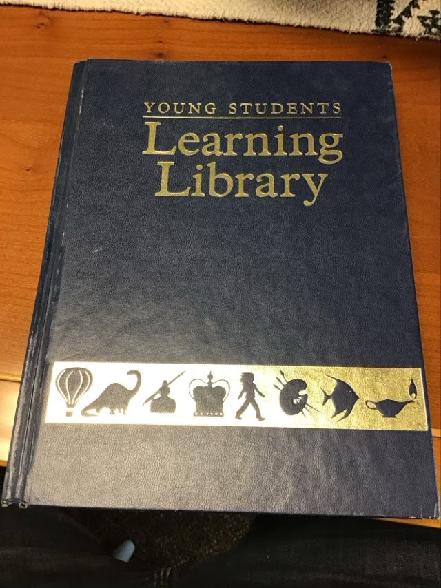 Young Students Learning Library Dictionary by William Morris