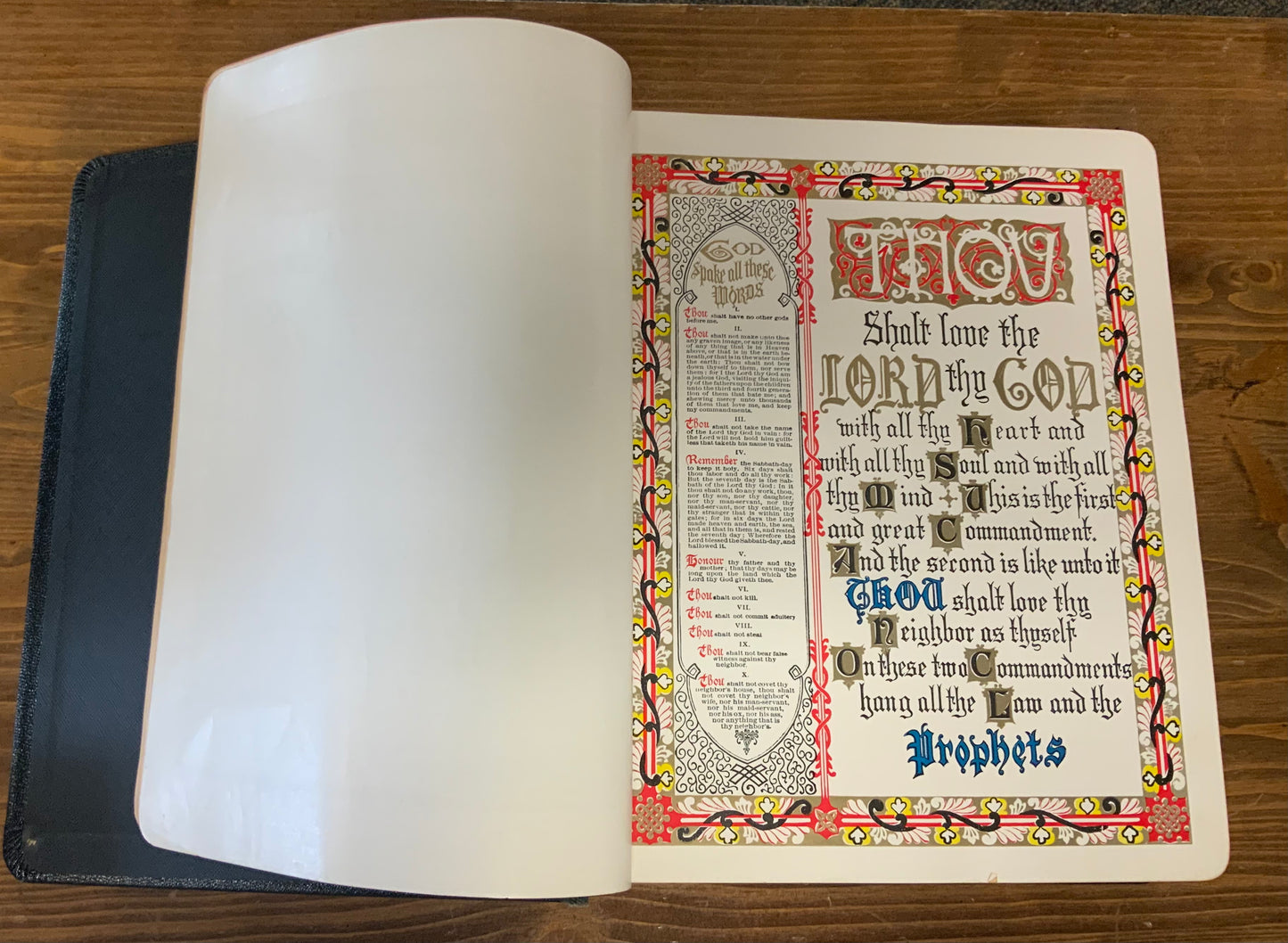 W.C. Sanderson Masonic Bible Self-Pronouncing King James Authorized Version of the Holy Bible 1956 A.J. Holman Company