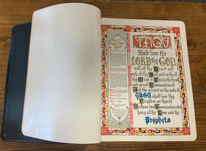 W.C. Sanderson Masonic Bible Self-Pronouncing King James Authorized Version of the Holy Bible 1956 A.J. Holman Company