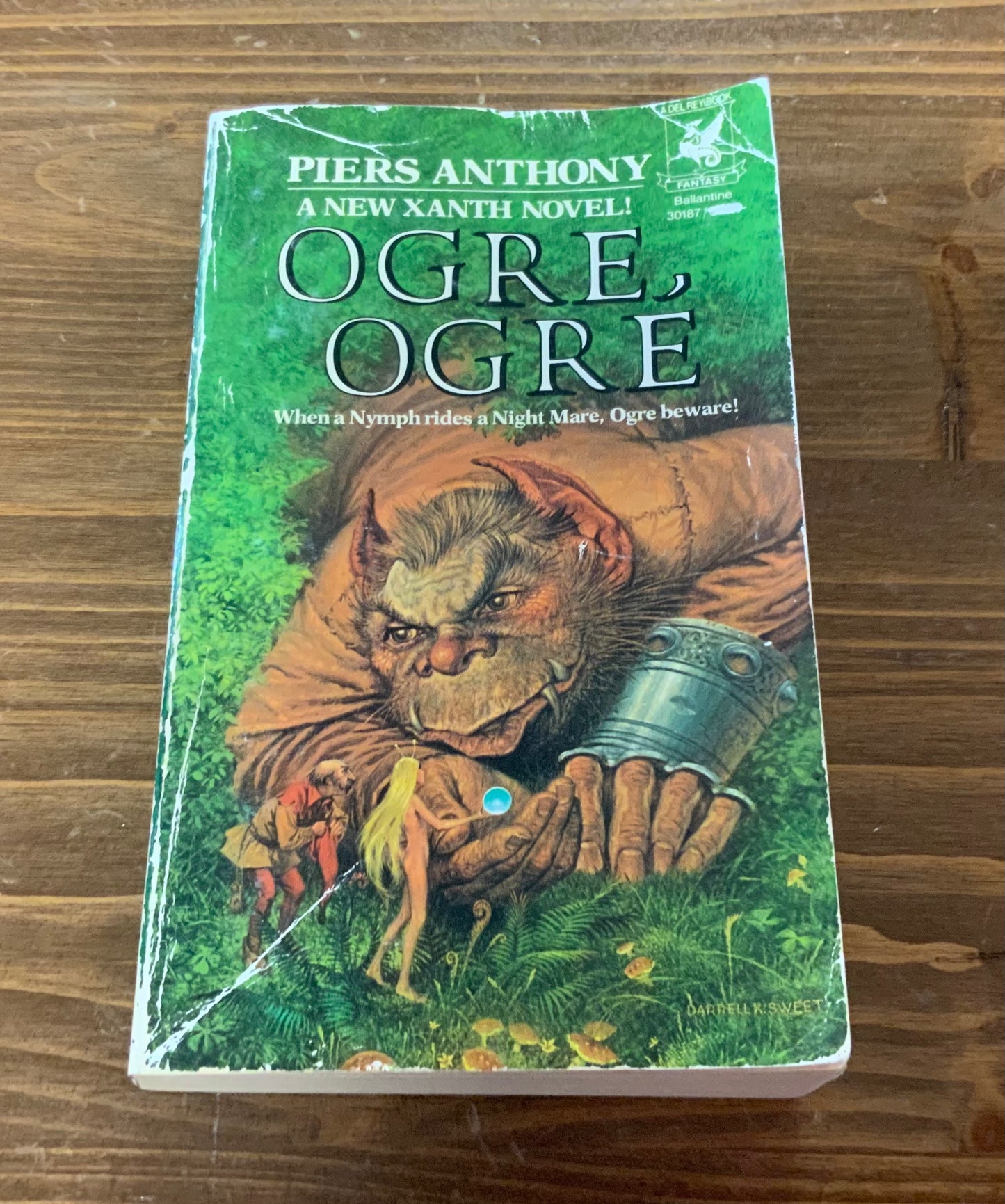 Ogre,Ogre by Piers Anthony I Fantasy Mass Market Paperback