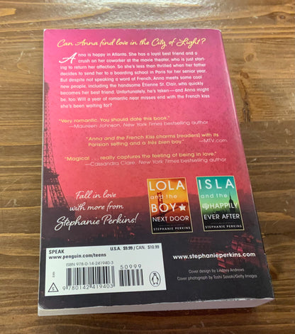 Anna and the French Kiss by Stephanie Perkins