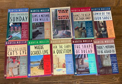 Sharon McCone Mystery Set of 10 Marcia Muller Mysterious Press vintage paperbacks